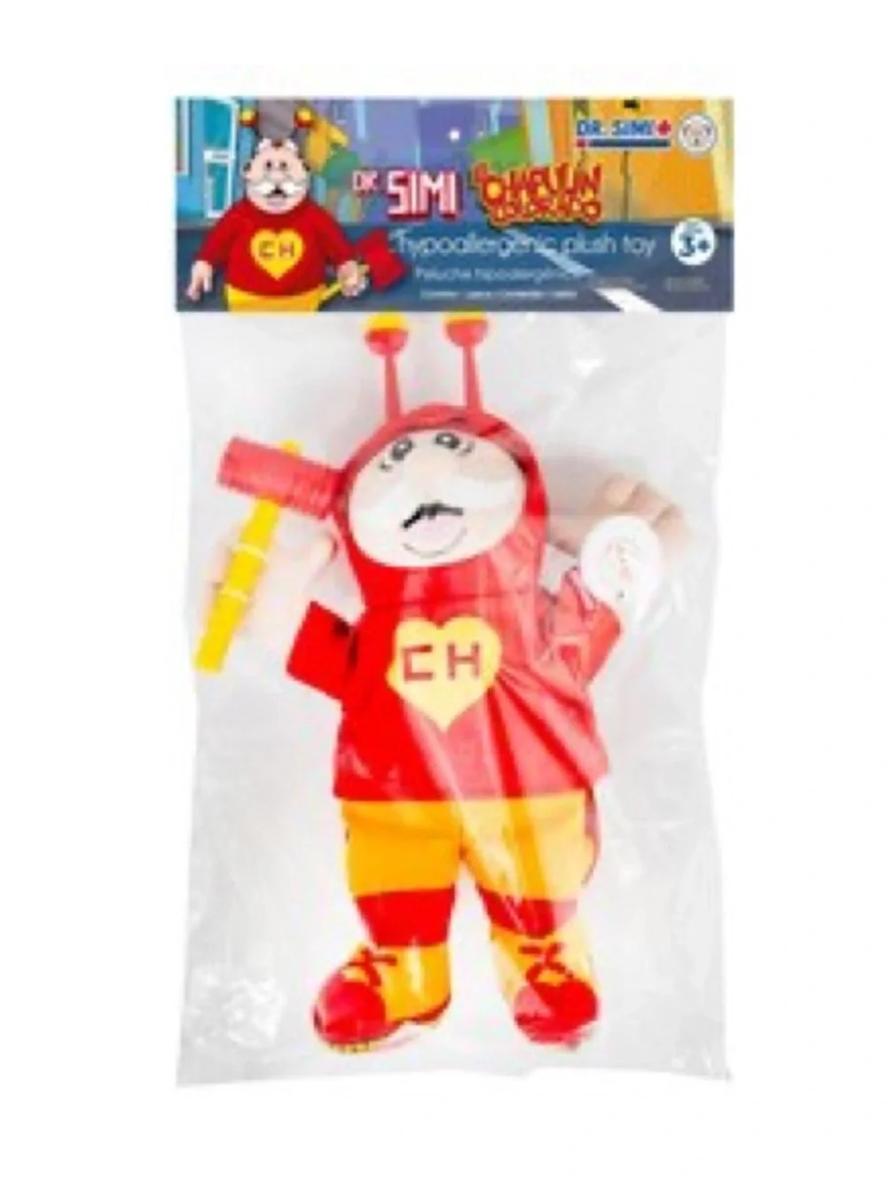 Dr. Simi El Chapulin Colorado Plush Toy Collectible Limited Edition